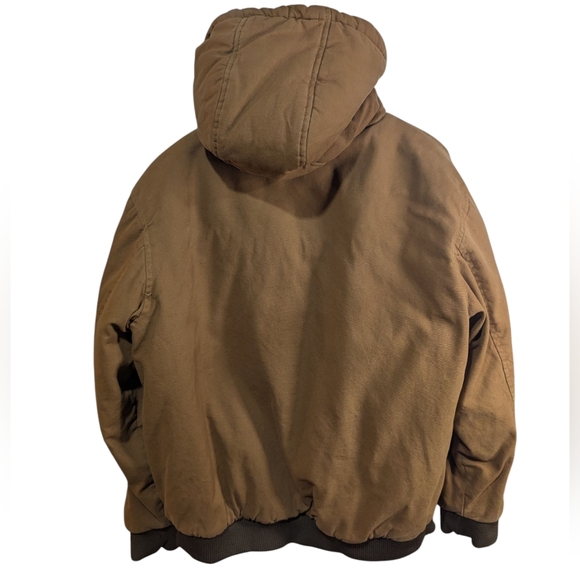 Canada Workgear Men's Heavy Duty Hooded Coat Size Large - Picture 2 of 13